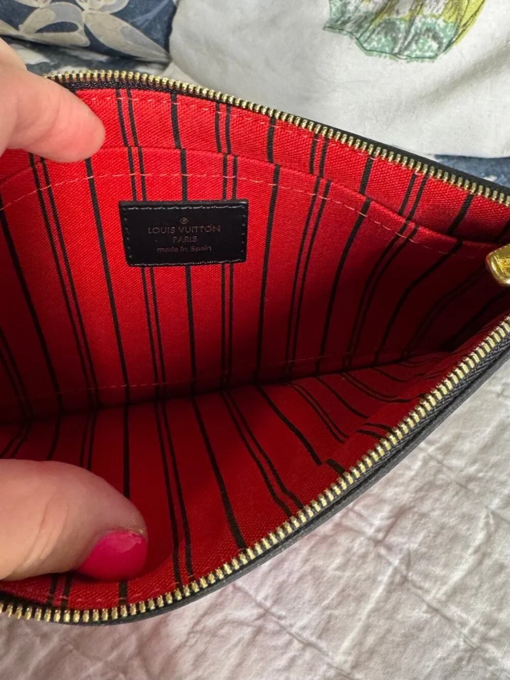Louis Vuitton Kabuki Neverfull Pouch